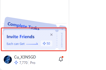 Inviting friends